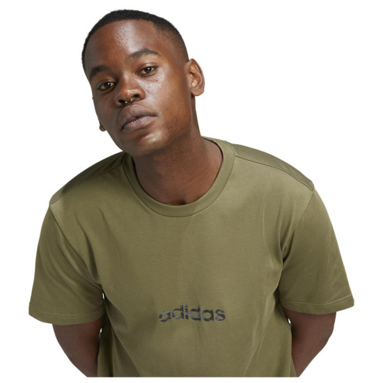 Adidas Ανδρική κοντομάνικη μπλούζα Camo Linear Tee